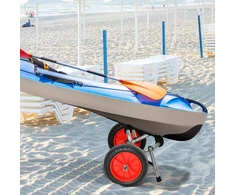 Aosom Transporto vežimėlis 62x35x30 cm Juodas Aliuminis