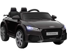 Aosom Vaikiškas elektrinis automobilis Audi, 102x60x44 cm, juodas, plastikas