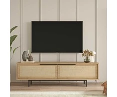TV staliukas Asir Lentyna, On1-Su, 160x45.1x35.5 cm, Balta.