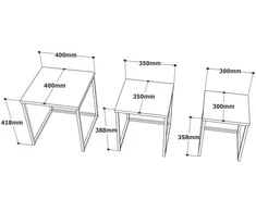 Asir Kalune Design Staliukas (3 vnt.) VG7-GE