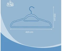 SONGMICS aksominiai drabužių pakabai, 50 vnt. rinkinys