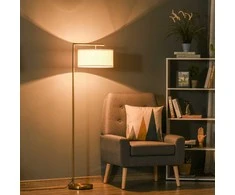 Homcom Grindų lempa E27 47 x 37 x 153 cm