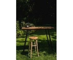 Bazaar Aukšto sėdimo baro kėdė, 0,35x0,35x0,75 m, natūrali