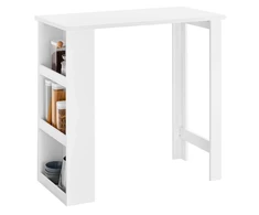 Baro stalas, SoBuy FWT17-II-W, 112x57x106 cm, baltas