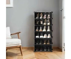 SONGMICS modulinė lentyna su 10 skyrių, juoda, 173 cm