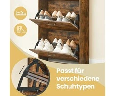 Songmics VASAGLE batų spinta, batų lentynos, batų dėžė
