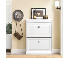 Batai spintelė, SoBuy FSR78-L-W, 75x24x96 cm, Balta