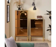 Bataių spintelė, SoBuy FSR181-H-G, 55x24x124 cm