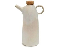 Bazaar Alyvos butelis, N°78, 8.5x14.5x19.5 cm, balta, keramika