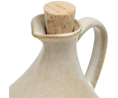 Bazaar Alyvuogių aliejaus butelis N°80, 13.5x13.5x16.5 cm, balta keramika