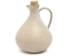 Bazaar Alyvuogių aliejaus butelis N°80, 13.5x13.5x16.5 cm, balta keramika