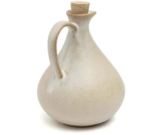 Bazaar Alyvuogių aliejaus butelis N°80, 13.5x13.5x16.5 cm, balta keramika