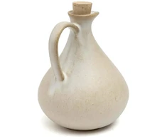 Bazaar Alyvuogių aliejaus butelis N°80, 13.5x13.5x16.5 cm, balta keramika