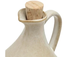 Bazaar Alyvuogių aliejaus butelis N°80, 13.5x13.5x16.5 cm, balta keramika