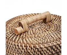 Bazaar Dėžė, 20x20x33 cm, Ruda, Rotangas