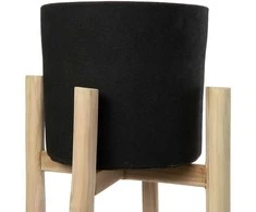 Bazaar Kėdė, anglies juoda - natūrali juoda - L, 0,3x0,3x0,68 m, juoda