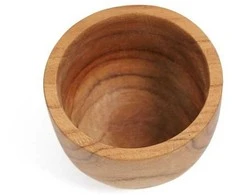 Bazaar Kiaušinio puodelis, tikrasis aksomas, 0,05x0,05x0,05 m, rudas