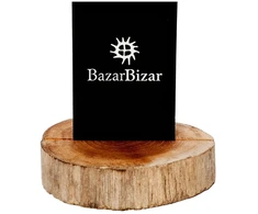 Bazaar Kortelių laikiklis, tika šaknis, 0,07x0,07x0,02 m, rudas