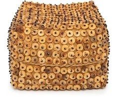 Bazaar Krepšys 20x20x13 cm Rudas Bambukas