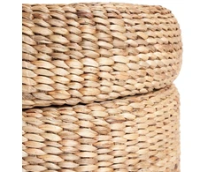 Bazaar Laikymo pufas, 60x60x45 cm, Natūralus, Vandens hiacintas