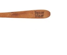 Bazaar Ledų šaukštelis, 2x13x2 cm, natūrali tikmedžio mediena