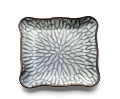 Bazaar Lėkštė, 20.5x21.5x2 cm, pilkai ruda, keramika