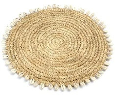 Bazaar Lėkštė lėkštutė, Raffia kriaušė, 0,38x0,38 m, Natūrali