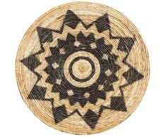 Bazaar Lėkštė, The Aztec, 85x85x16 cm, juoda