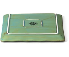Bazaar Lėkštė, The Lagoon Square Plate, 20x20x2.5 cm, mėlyna, keramika