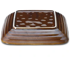 Bazaar Lėkštė, The Smoked Horizon, 21x21x4.3 cm, ruda pilka, keramika