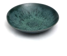 Bazaar Makaronų lėkštė 23x23x5 cm mėlyna akmens keramika
