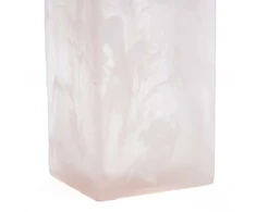 Bazaar Muilo dozatorius 8x8x21 cm rožinis baltas, derva