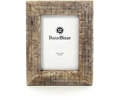 Bazaar Nuotraukų rėmelis, 20x15x1,5 cm, Antikinis, Buivolo kaulas