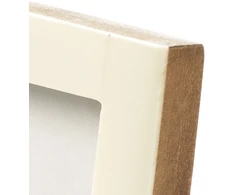 Bazaar Nuotraukų rėmelis 9x6,5x1 cm baltos spalvos derva