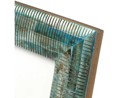 Bazaar Nuotraukų rėmelis, The Ocean Ripple, 22.5x17.5x1.5 cm, turkio spalvos, buivolo kaulas