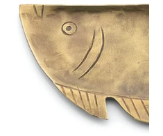 Bazaar Padėklas, 10x24x1 cm, Auksinė, Žalvaris