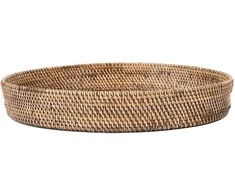 Bazaar Padėklas, 51x51x8 cm, Ruda, Ratanas