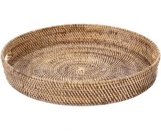 Bazaar Padėklas, 51x51x8 cm, Ruda, Ratanas