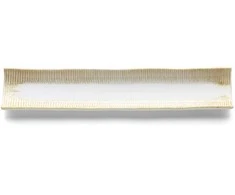Bazaar Padėklas Da Rocha 8x39x3 cm baltas, keramika