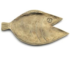 Bazaar Padėklas, Dori, 7.5x13.5x1 cm, Auksinė, Žalvaris