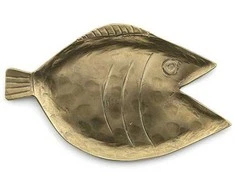 Bazaar Padėklas, Dori, 7.5x13.5x1 cm, Auksinė, Žalvaris