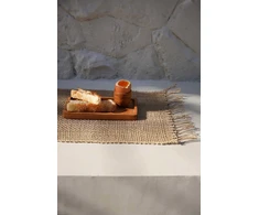 Bazaar Padėklas, The Gormandize, 11x20x2 cm, Natūralus, Tiko mediena