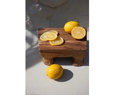 Bazaar Padėklas The Yummy Tray 30x20x10 cm Natūralus, tikmedžio mediena