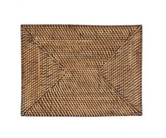 Bazaar Padėkliukas 40x30x1,5 cm rudos spalvos rotangas