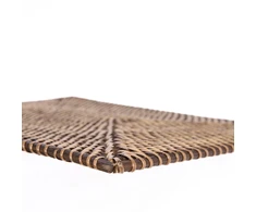 Bazaar Padėkliukas 40x30x1,5 cm rudos spalvos rotangas