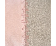Bazaar Pagalvėlės užvalkalas 30x50 cm rožinis lininis veliūras