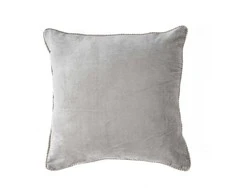 Bazaar Pagalvėlės užvalkalas 50x50x2 cm pilkas veliūras