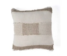 Bazaar Pagalvėlės užvalkalas 50x50x3 cm baltas linas