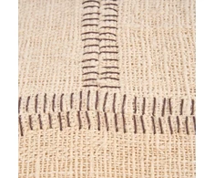 Bazaar Pagalvėlės užvalkalas 70x50x2 cm kreminės spalvos medvilnė