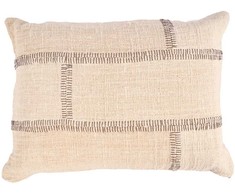 Bazaar Pagalvėlės užvalkalas 70x50x2 cm kreminės spalvos medvilnė